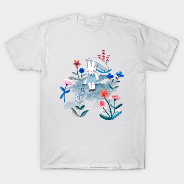 Spring Rain T-Shirt by Cati Daehnhardt